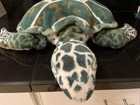 Large Sea Turtle 30  Melissa   Doug Plush Jumbo Stuffed Animal Soft Green Pillow