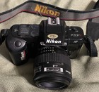 Vintage Nikon N4004 Af 35mm Slr Film Camera W af Nikkor 35-70mm Lens Japan Nice
