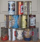 5  12 Flat Top Beer Cans  Ale  Oi  Irtp  12 Oz  11 Oz  Cone  Man Cave