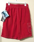 Original Watermen Mens Red Swim Trunk Shorts Boardshorts Lifeguard 30 Inch Waist