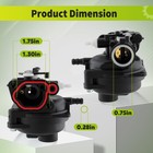 Carburetor For Briggs Stratton 300e 450e 500e 550e 575e 600e Carb Engine 591160