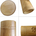 Handmade Bamboo Pet Urn Dog Cat Paw Cremation Ashes Keepsake Free Shipping Usa