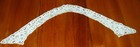 Antique 19thc White Hand Made Floral Bobbin Lace Collar-delicate