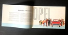 1957 1958 Opel Sales Brochure Rekord Caravan Artwork Features Specs 12 Pages Vtg