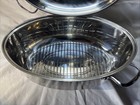 Wolfgang Puck Cafe Collection 18 10 Stainless Steel 12 Qt  Roaster W  Lid   Rack