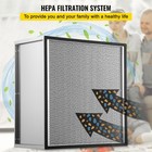 Uimoso Hepa Filter Replacement Pleated Air Filter 24x24x11 5in Galvanized Frame