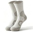 Unisex Sports Mesh Mid-calf Socks  Anti-slip   Extra Thick Towel Bottom Cushion