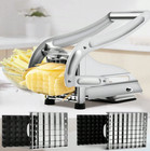 1pc Stainless Steel French Fry Cutter     2-blade Slicer For Veg   Fries - New