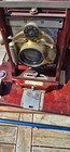 Antique Conley Folding Field Camera   Mahogany Bellows W  Brass Lens Early 1900s