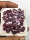 Raw Ruby Sapphire Lot  58 Carat Unheated Gemstone Flat Rough  31 Piece