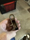 Vtg Brass Nautical Pulley 2 25 merriman Wilcox Boston Lockport  Curtain Tie-back