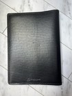 Black Leather Bible book Cover 15 5inx10in Unisex Renaissance Art Santa Fe