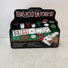 Texas Hold Em Poker Set 200 Chip Tin Set With Card Deck And Felt Cardinal Nice