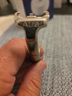 Vtg 1987 Gillette Atra Brown Marbled Bakelite Handle Cartridge Razor   25 Each