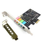 Pci-e Express 5 1ch Cmi8738 Audio Sound Card W low Profile Bracket Us Stock