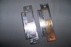 Two  Vintage  Used  Heavy  Door Strike Plates - See Description