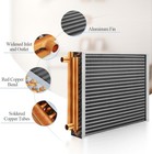 Water To Air Heat Exchanger 10x10 With 1  Copper Ports For Outdoor Wood Furnaces