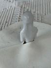 Antique Hand Painted German Small Porcelain Half Doll For Pin Cushion 1920s
