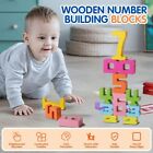 Wooden Number Building Blocks Set Of 20 Sensory Learning Toy For Kids