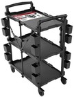 Us Stack New Foldable Collapsible Utility Cart  Black