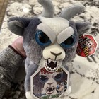 Feisty Pets Junkyard Jeff The Goat Plush Stuffed Animal Grey White Tagged