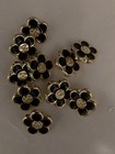 Lot Of Ten 14mm Designer Cc Vintage Button Gold Tone Chanel 10 Buttons