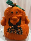 Vtg  Dandee Lot Of Pumpkin Plush Stuffed Animal Animated Happy Halloween Giggles