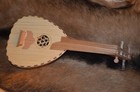 Moroccan Vintage  al-oud  Handcrafted Small Lute Deco Musical Instrument Wooden