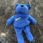 Rare Nhl Wayne Gretzky Salvino s Bammers Blue Oilers Beanie Baby Bear 1999 W tag