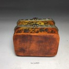 Antique Chinese Collect Carved Jewelry Box Antique Double-layer Jewelry Box