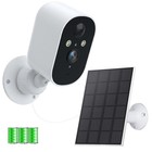 4pk Wireless Security Camera 1080p Wifi Solar Battery Camera Audio Security Cctv