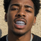 Men s Hip Hop Grillz Set 10 Top Teeth   Ten Bottom Big Front Tooth Iced Cz Bling
