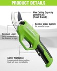 7 2v Battery Powered Electric Pruning Shear Cordless Tree Pruner Garden Scissors
