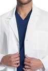 Cherokee Scrubs Men s 30  Consultation Lab Coat Ck401 Wht White - Small  new 
