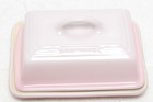 Le Creuset Stoneware Ceramic Uk Shell Pink Butter Dish With Lid