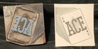 Vintage Printing Letterpress Printer Type Block Ace Card Playing Cards Print Cut