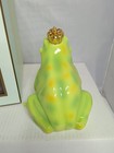 Vtg Ceramic Bank Juicy Couture Frog Prince     Kiss My Couture    Bank Crown Nib E4