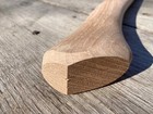 28  Curved Single Bit Hickory Axe Handle  Plain Sanded Made In Usa   2 Grade