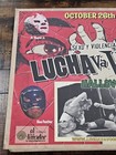 2016 Lucha Va Voom Halloween Poster Mexican Wrestling Burlesque Los Angeles
