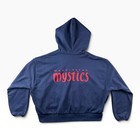 Nike Washington Mystics Wnba Full Zip Hooded Crop Jacket Women   s Large L Navy