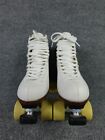 Riedell Roller Skates Women s White Leather 110w Riva 57mm 95a Wheels - Size 9