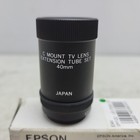 Epson Vm100 C Mount Tv Lens Extension Tube Set 40mm 