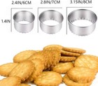 Biscuit Cutters  Round Cookie Cutters stainless Steel Dumpling Cutters cake Past