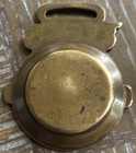 Pan Metal Watch Fob Chain Accessory - Blue   Gold Enamel Style Design