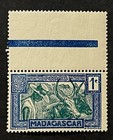 Travelstamps  1933 Madagascar Stamps Scott  147 - Hova With Zebu Oxen Mnh Og