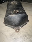 Vintage Cast Iron Wall-mounted  Mailbox W peep Hole   2 Flaps -1920 Era