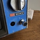 Sony 510u Solid State 5 Inch Micro Portable Tv Blue Television Powers On