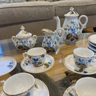 Vintage Hand Painted Child   s Floral Porcelain Tea Set - Tea Lot  Cups  Dishes