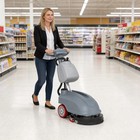 14  Walk-behind Floor Scrubber Machine 15000 Sqft h 4-gal Tank 18  Suction