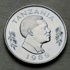 1989 Tanzania 50 Senti World Coin - Km  26 - Rabbit - Bu - 21mm Africa Animal